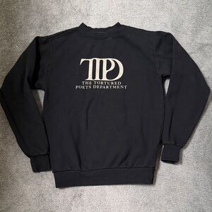 Taylor Swift Black Crewneck Sweatshirt